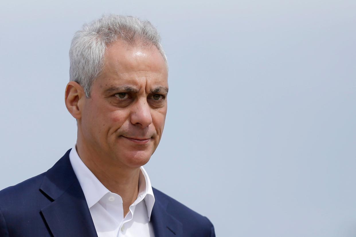Former Chicago mayor Rahm Emanuel, nominated to serve as US ambassador to Japan under Joe Biden, has been accused of staging a “cover up” and misleading the public in the police killing of Laquan McDonald in 2014.  (AP)