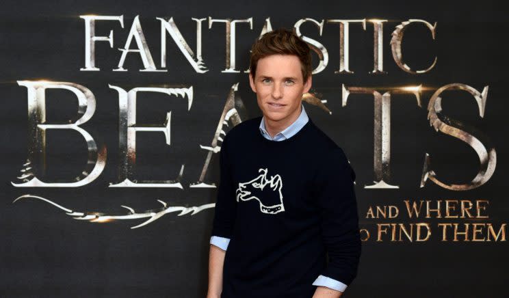 Eddie Redmayne is pumped for Fantastic Beasts.