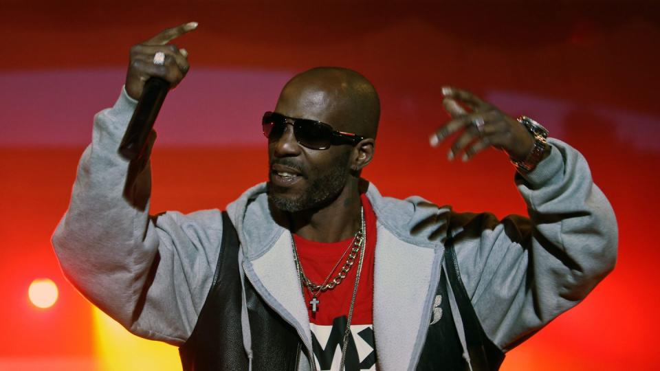 Der US-Rapper DMX bei einem Konzert auf der Bühne. (Archivbild)