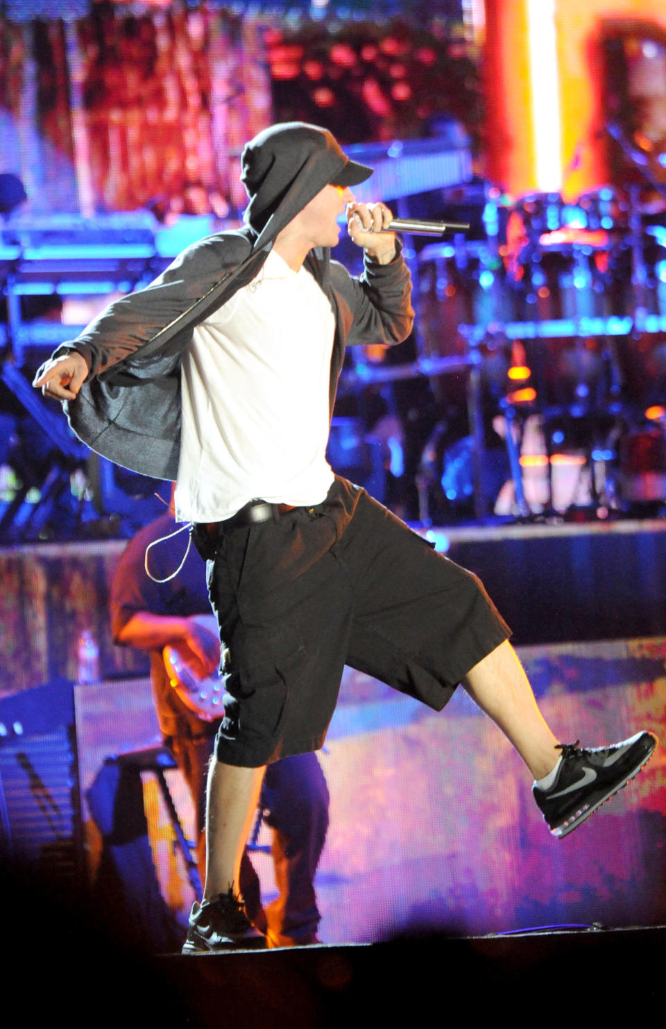 Performing at Coachella in Indio, California.&nbsp;