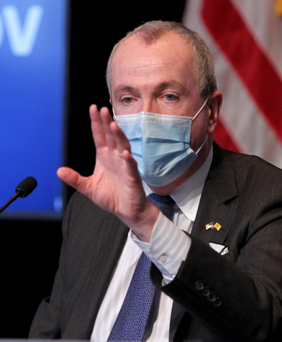 New Jersey Gov. Phil Murphy instituted restrictions on large gatherings in mid-March, as the novel coronavirus began spreading across the state.