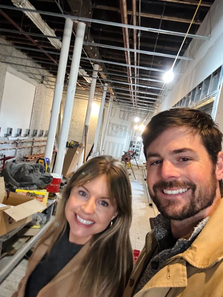 Carpenter and husband Jon hope to create a vibrant space in which the couples and singles of Williamsburg can mix and mingle while doing their laundry. Erin Carpenter