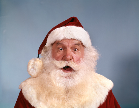 Concern has been raised over shopping centre Santas not being required to undergo working with children checks in Queensland. Photo: Getty.