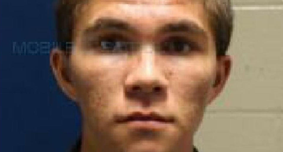 A mugshot of Montgomery "Pee Wee" Hays, 18, who has been charged with with bestiality