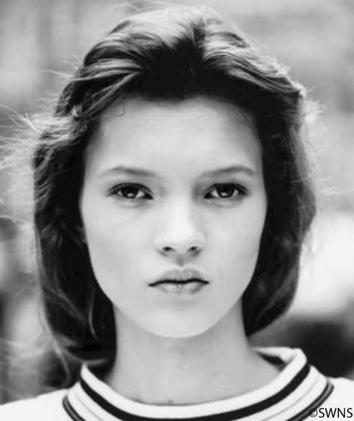 Photographer David Ross captures a fresh-faced Kate Moss in 1988