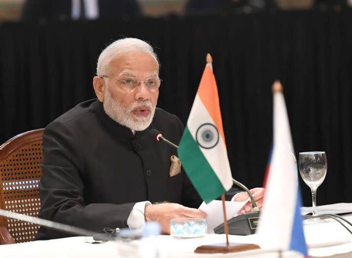 印度總理莫迪。圖片來源 / prime Minister of India