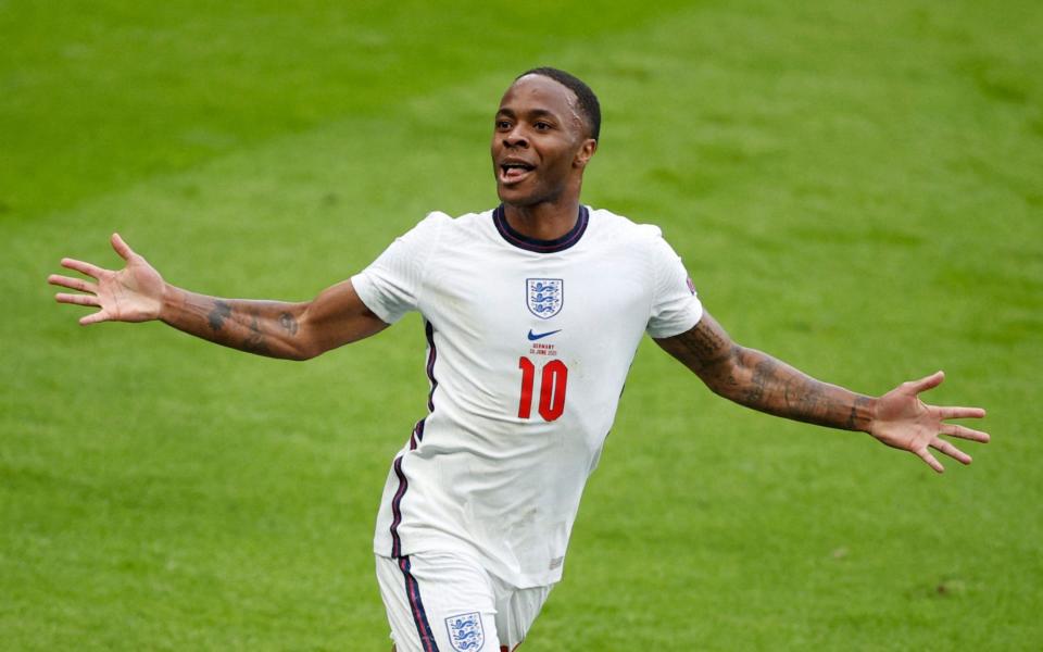 Raheem Sterling has three goals in four games at Euro 2020 so far - AFP
