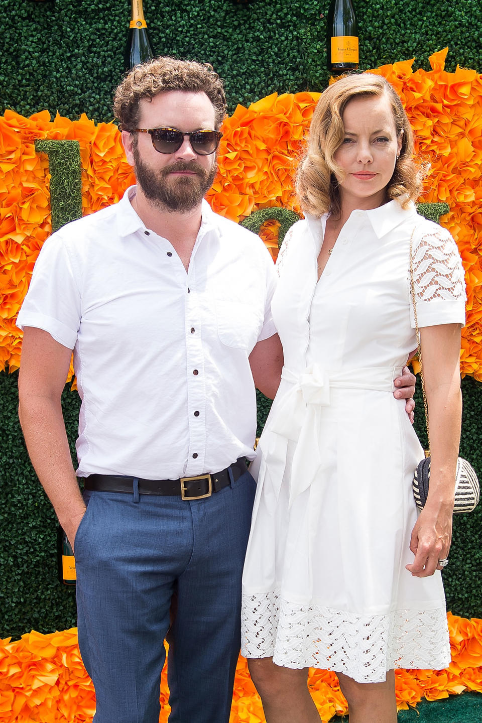 Actors Danny Masterson (L) and Bijou Phillips attend the 2016 Veuve Clicquot Polo Classic at Liberty State Park on June 4, 2016 in Jersey City, New Jersey.   (Michael Stewart / WireImage)