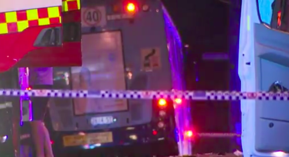 The bus driver has been charged over the men’s deaths at Kingsgrove. Source: 7News