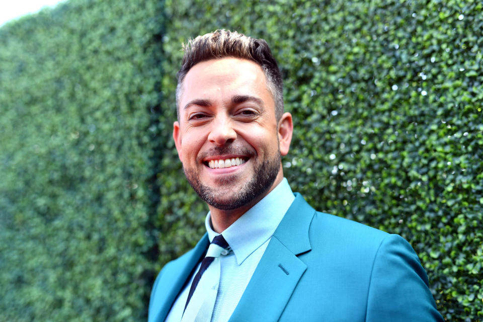 SANTA MONICA, CALIFORNIA - JUNE 15: Zachary Levi attends the 2019 MTV Movie and TV Awards at Barker Hangar on June 15, 2019 in Santa Monica, California. (Photo by Emma McIntyre/Getty Images for MTV)