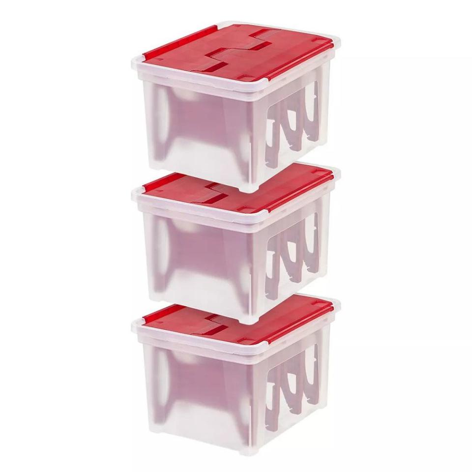 <p><a href="https://go.redirectingat.com?id=74968X1596630&url=https%3A%2F%2Fwww.target.com%2Fp%2Firis-usa-ornament-storage-box-plastic-organization-container-bin-clear-red%2F-%2FA-88156210&sref=https%3A%2F%2Fwww.bestproducts.com%2Fhome%2Fg37388188%2Fchristmas-ornament-storage-boxes%2F" rel="nofollow noopener" target="_blank" data-ylk="slk:Shop Now;elm:context_link;itc:0;sec:content-canvas" class="link ">Shop Now</a></p><p>USA Ornament Storage Box</p><p>target.com</p><p>$52.99</p>