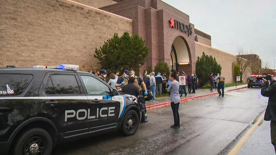 According to the Boise Police Department, officers responded to a reported shooting at the Boise Towne Square Mall on Monday afternoon that left five people and an officer injured. (KTVB)