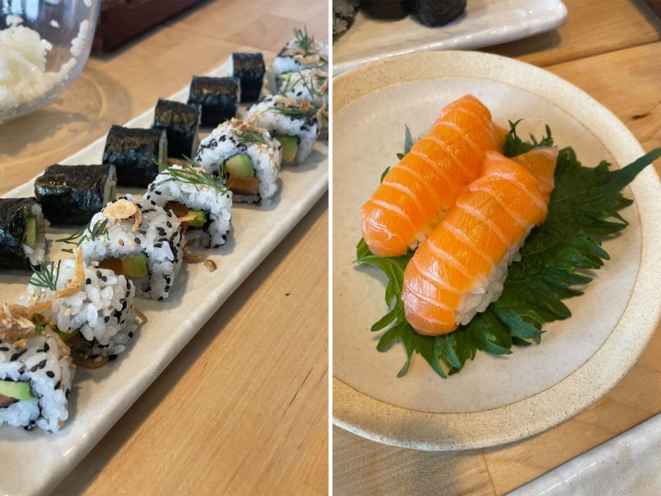 Making sushi at home is easier than you might think (Kate Ng)