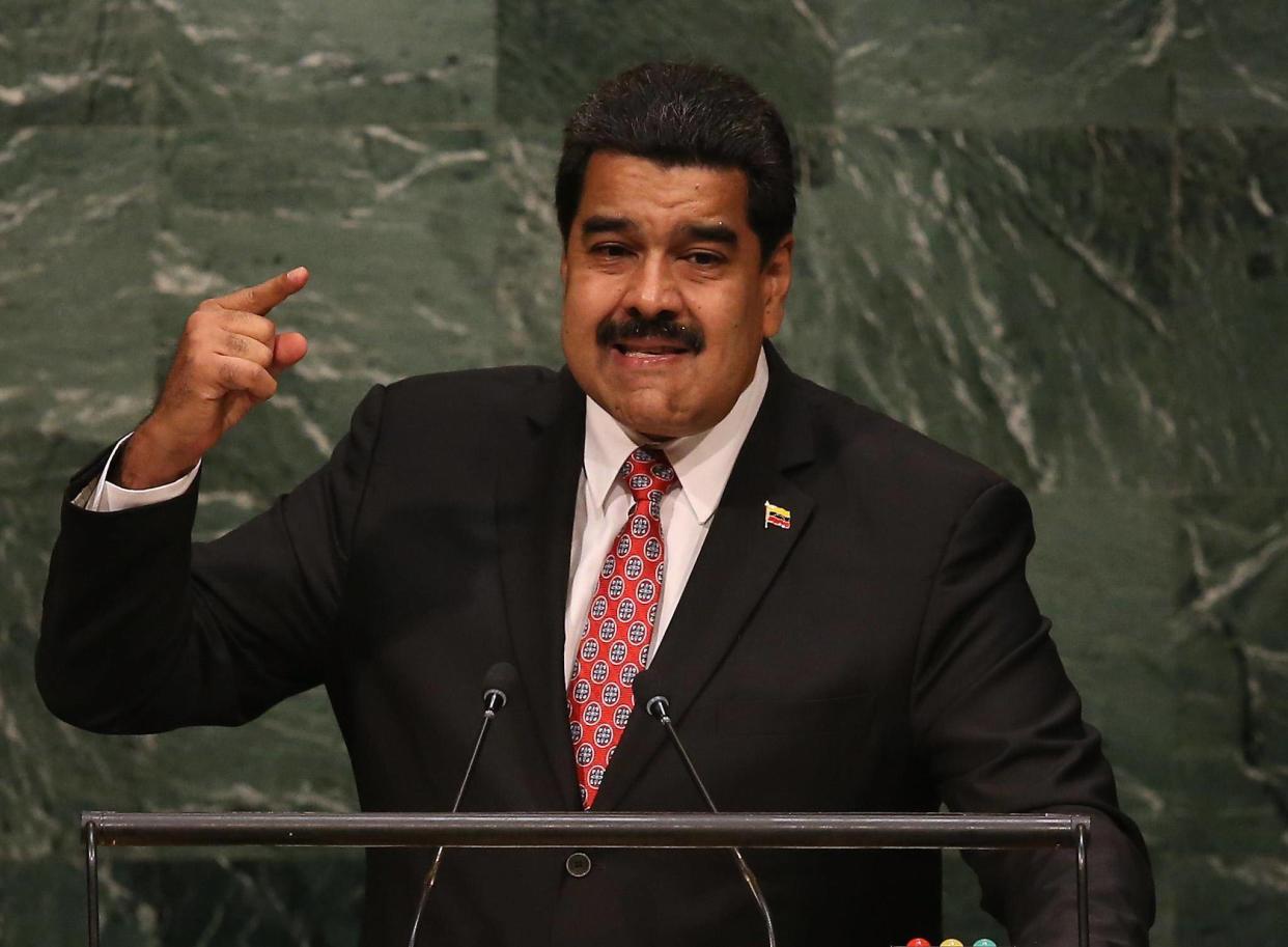 The sanctions come following a crackdown on opponents by President Maduro: Getty