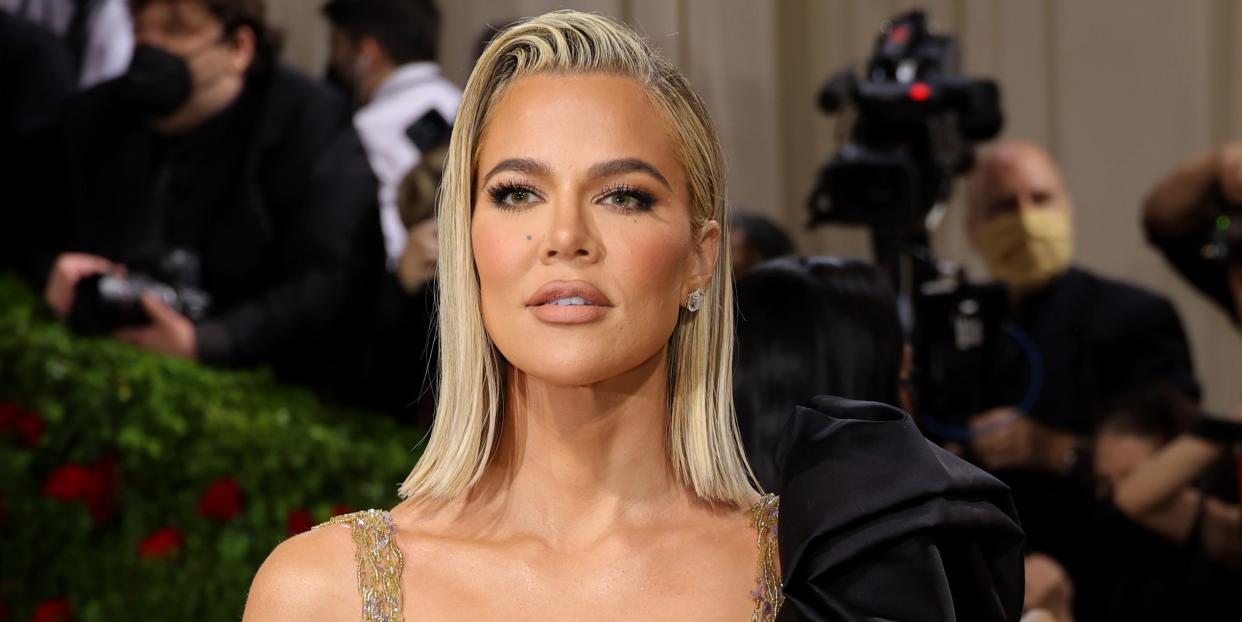 new york, new york   may 02 khloé kardashian attends the 2022 met gala celebrating in america an anthology of fashion at the metropolitan museum of art on may 02, 2022 in new york city photo by mike coppolagetty images