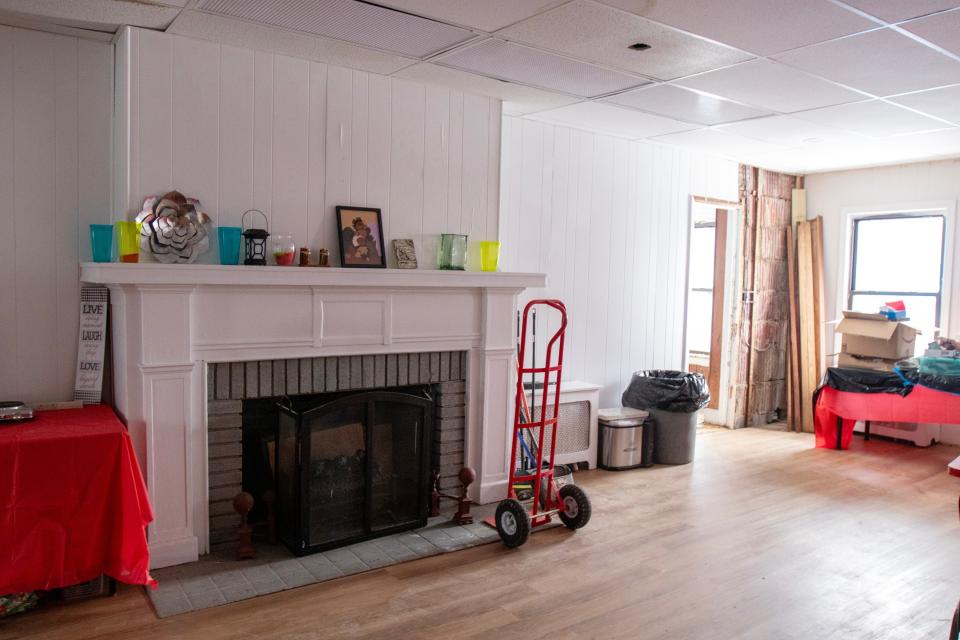 New floors and a chimney are part of the renovations at the Westside Community Center in Asbury Park, NJ Tuesday, February 13, 2024.