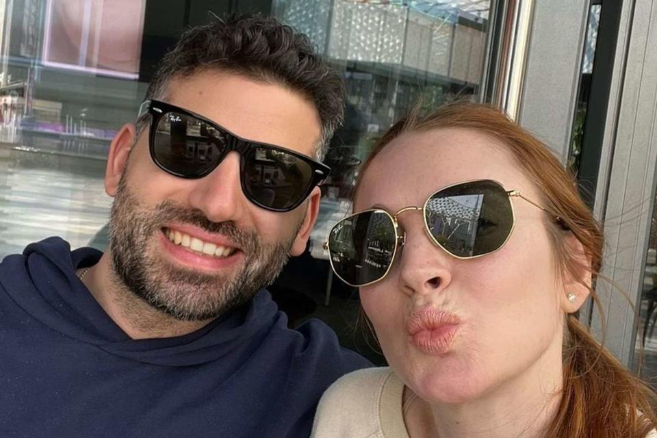 <p>Lindsay Lohan Instagram</p> Lindsay Lohan and husband Bader Shammas
