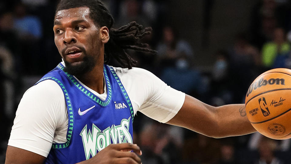 The improving Minnesota Timberwolves have been struck by a Covid-19 outbreak, but bench big Naz Reid stands to be a strong fantasy substitute. (Photo by David Berding/Getty Images)