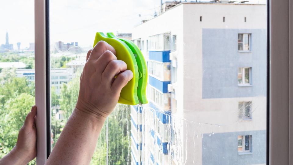 Cleaning a window