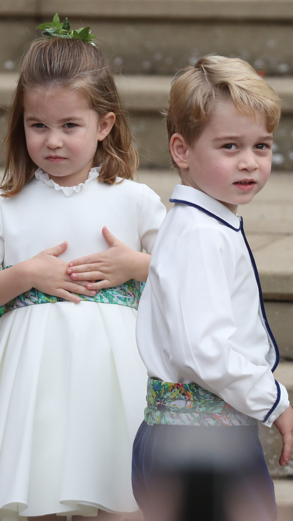Cute at Princess Eugenie's wedding