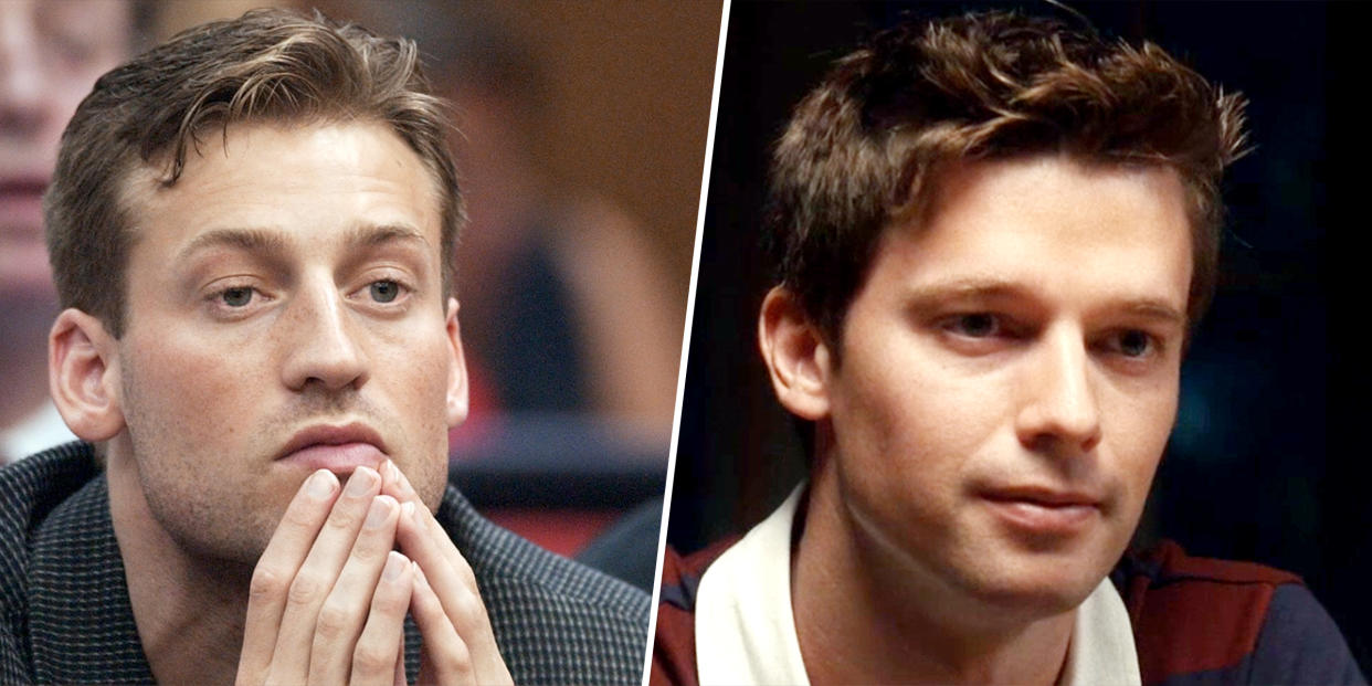 Pictured, l-r: Todd Peterson and Patrick Schwarzenegger (AP, HBO Max)