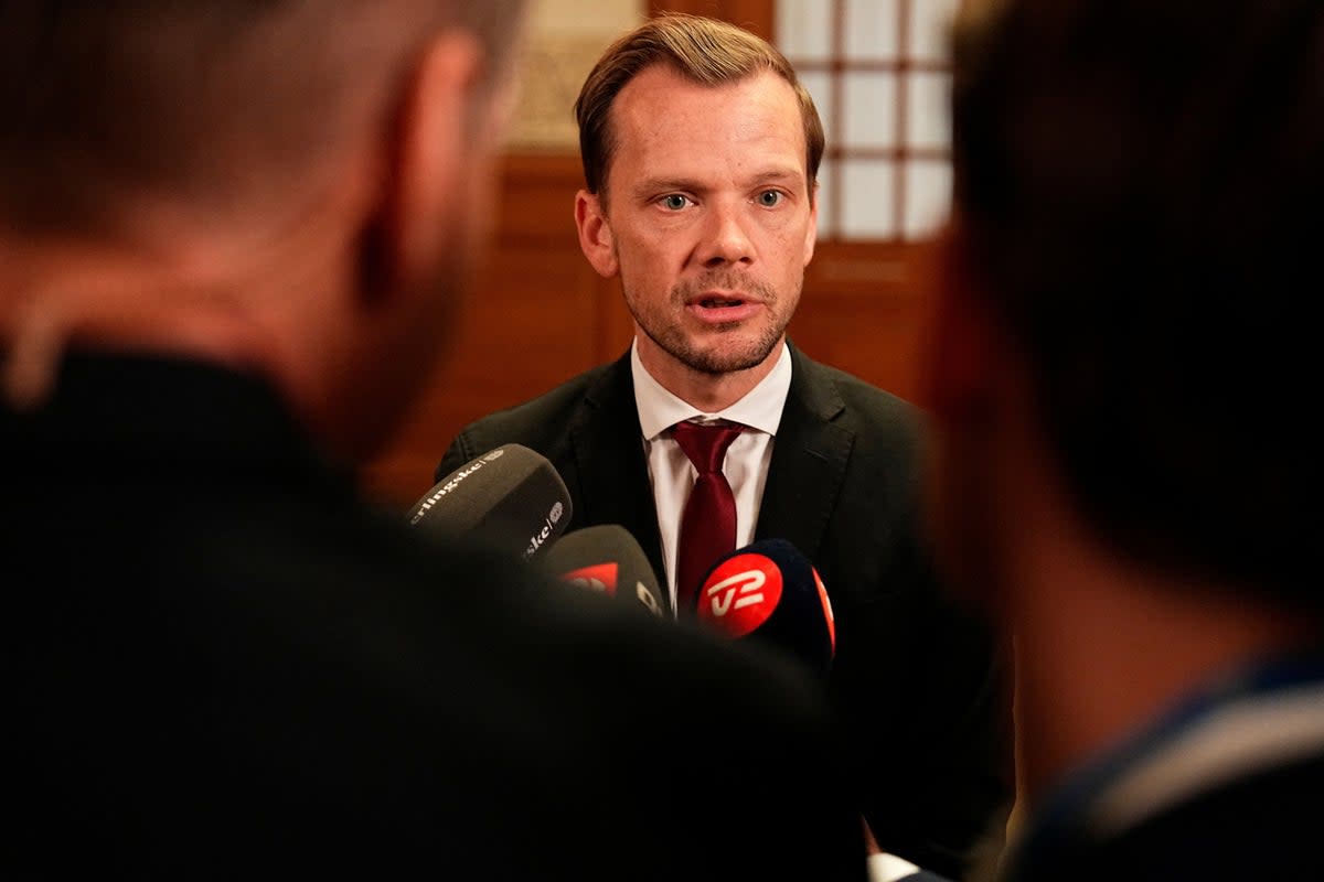 Denmark’s justice minister,  Peter Hummelgaard, after the parliamentary vote (via Reuters)