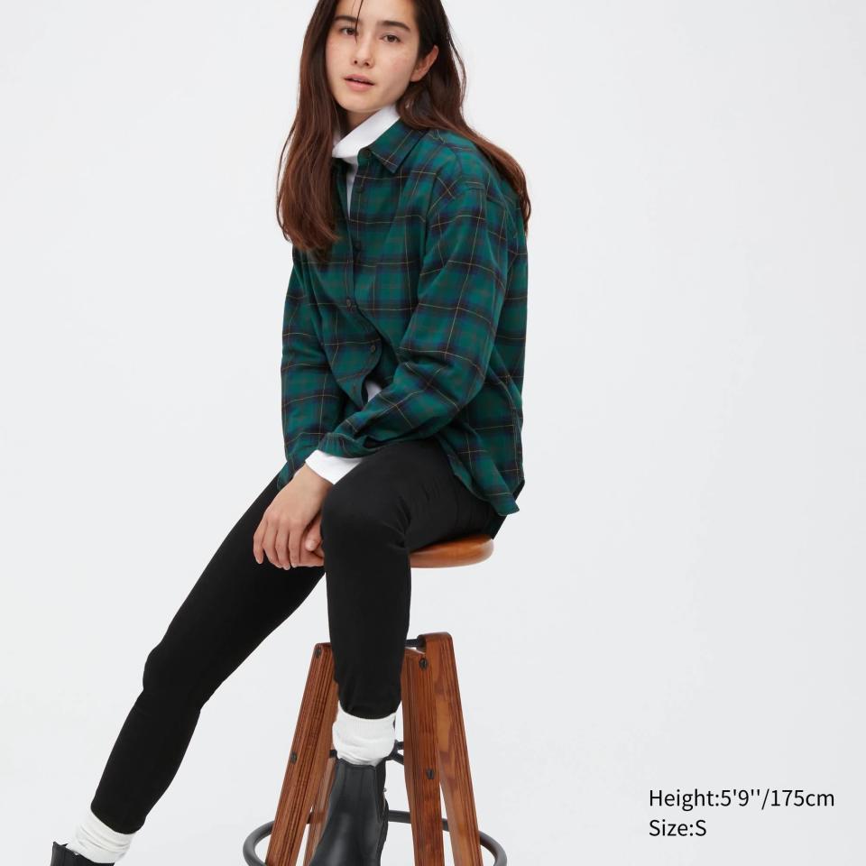 <p>uniqlo.com</p><p><strong>$39.90</strong></p><p><a href="https://go.redirectingat.com?id=74968X1596630&url=https%3A%2F%2Fwww.uniqlo.com%2Fus%2Fen%2Fproducts%2FE451099-000%2F00&sref=https%3A%2F%2Fwww.cosmopolitan.com%2Fstyle-beauty%2Ffashion%2Fg40759074%2Fbest-flannel-shirts-women%2F" rel="nofollow noopener" target="_blank" data-ylk="slk:Shop Now" class="link ">Shop Now</a></p><p>Can't beat the price of this Uniqlo style! It also comes in three other colors, if you like options. (Or if you're <em>all </em>about buying multiples of pieces you love and find yourself reaching for constantly.) </p>