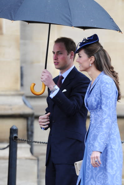 We also recognize Middleton's personal umbrella holder