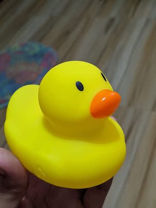 A helpful bath ducky that'll tell you if your tot's bath water is too hot before letting them get in