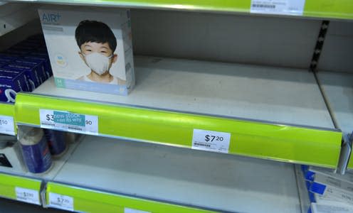 <span class="caption">Masks are selling out in Singapore amid concerns about the Wuhan virus.</span> <span class="attribution"><span class="source">Ng Sor Luan/EPA</span></span>