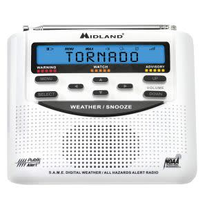 Midland NOAA Emergency Weather Alert Radio