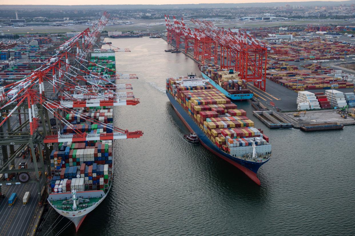 Port Newark is the largest container port on the East Coast, handling nearly 4.3 million containers annually.