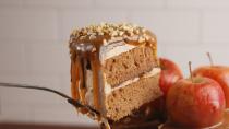 <p>You've heard of chocolate ganache drips, right? Take it next level by pairing it with <a href="https://www.delish.com/cooking/recipe-ideas/a24568214/how-to-make-caramel/" rel="nofollow noopener" target="_blank" data-ylk="slk:homemade caramel;elm:context_link;itc:0;sec:content-canvas" class="link ">homemade caramel</a>. Here we paired it with a spiced cake, topped with chopped peanuts and WHOLE candy apples, but you can skip those if you want.</p><p>Get the <strong><a href="https://www.delish.com/cooking/recipe-ideas/recipes/a54959/caramel-apple-cake-recipe/" rel="nofollow noopener" target="_blank" data-ylk="slk:Caramel Apple Cake recipe;elm:context_link;itc:0;sec:content-canvas" class="link ">Caramel Apple Cake recipe</a></strong>.</p>