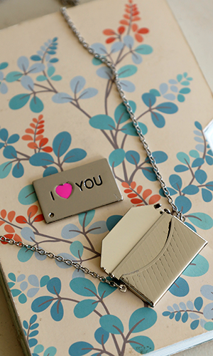 Love Note Locket Necklace