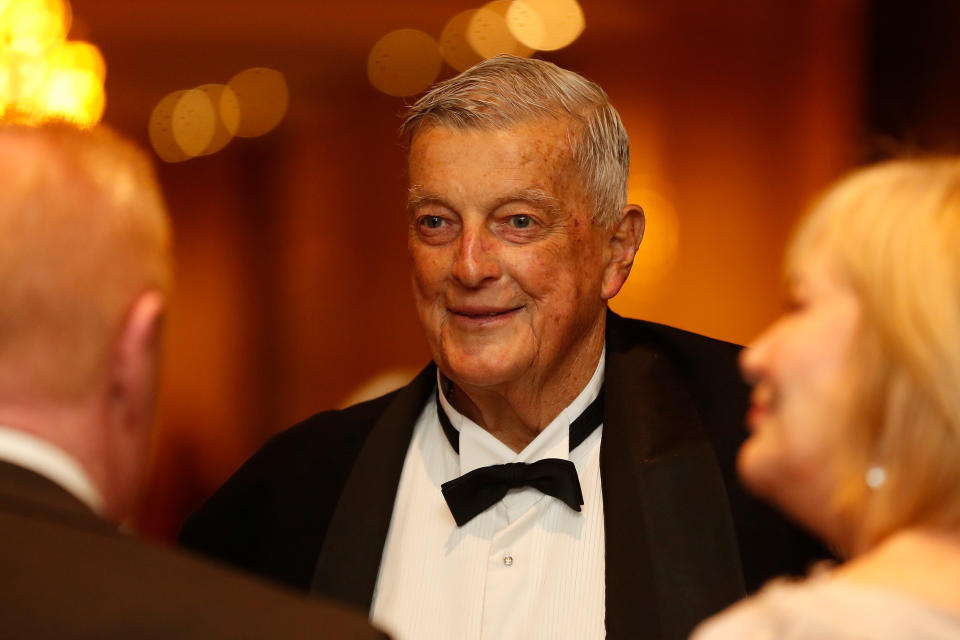 Seen here, Barry Round at the 2022 Australian Football Hall of Fame Dinner at Crown Palladium in June. 