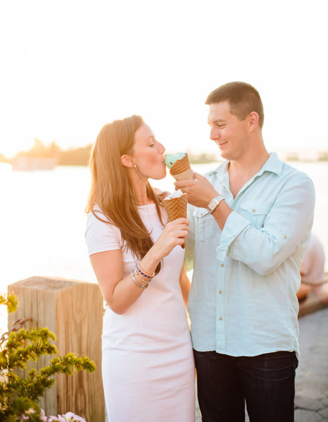 There’s always ice cream on hand - yay. 