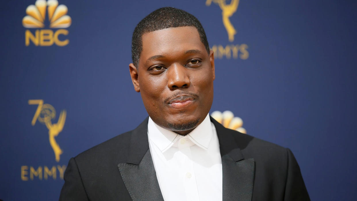 Mandatory Credit: Photo by Danny Moloshok/Invision/AP/Shutterstock (9885544p)Michael Che70th Primetime Emmy Awards - Arrivals, Los Angeles, USA - 17 Sep 2018.