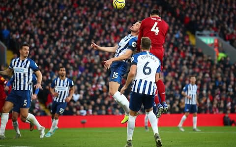 Van Dijk goal - Credit: GETTY IMAGES