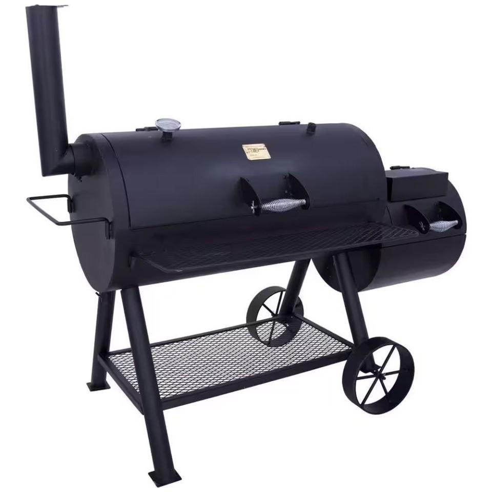 <p><a href="https://go.redirectingat.com?id=74968X1596630&url=http%3A%2F%2Fwww.homedepot.com%2Fp%2FChar-Broil-Longhorn-Off-Set-Smoker-13201747-05%2F203340456&sref=https%3A%2F%2Fwww.popularmechanics.com%2Fhome%2Ffood-drink%2Fa28801317%2Fbbq-smokers-and-grills%2F" rel="nofollow noopener" target="_blank" data-ylk="slk:Shop Now;elm:context_link;itc:0;sec:content-canvas" class="link ">Shop Now</a></p><p>Longhorn Offset Smoker </p><p>homedepot.com</p><p>$599.99</p>