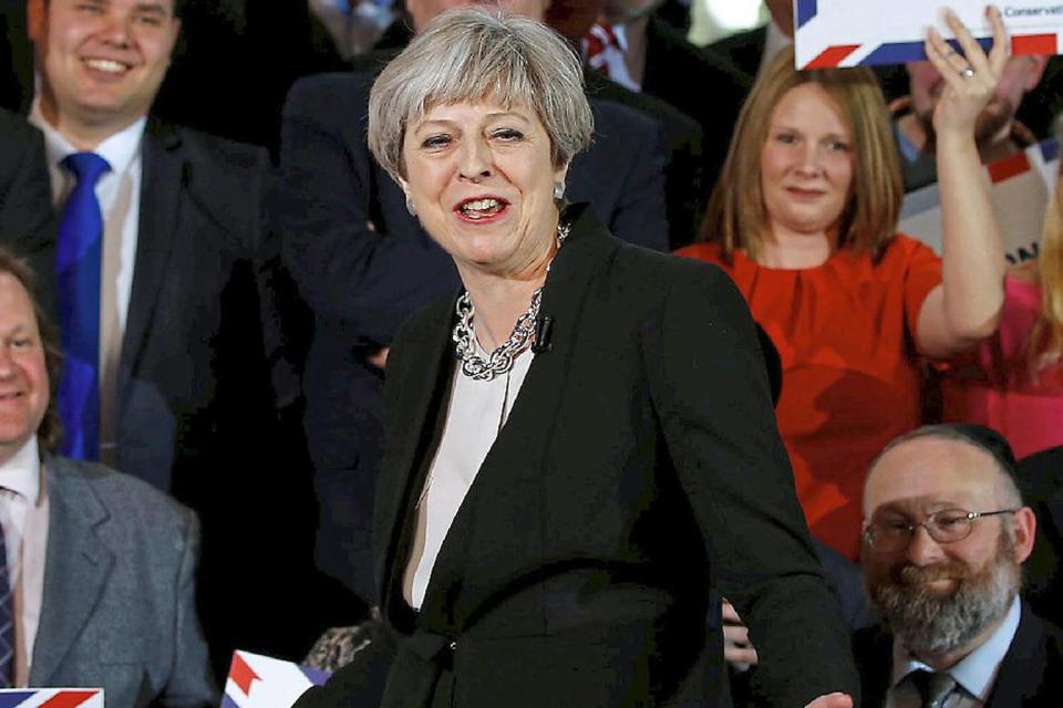 Leader: Theresa May's Conservative Party is expected to triumph in June's election: Getty Images