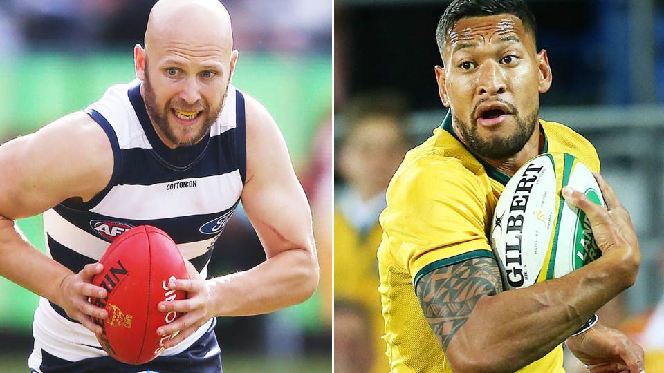 Ablett initially liked Folau’s controversial post. Pic: Getty