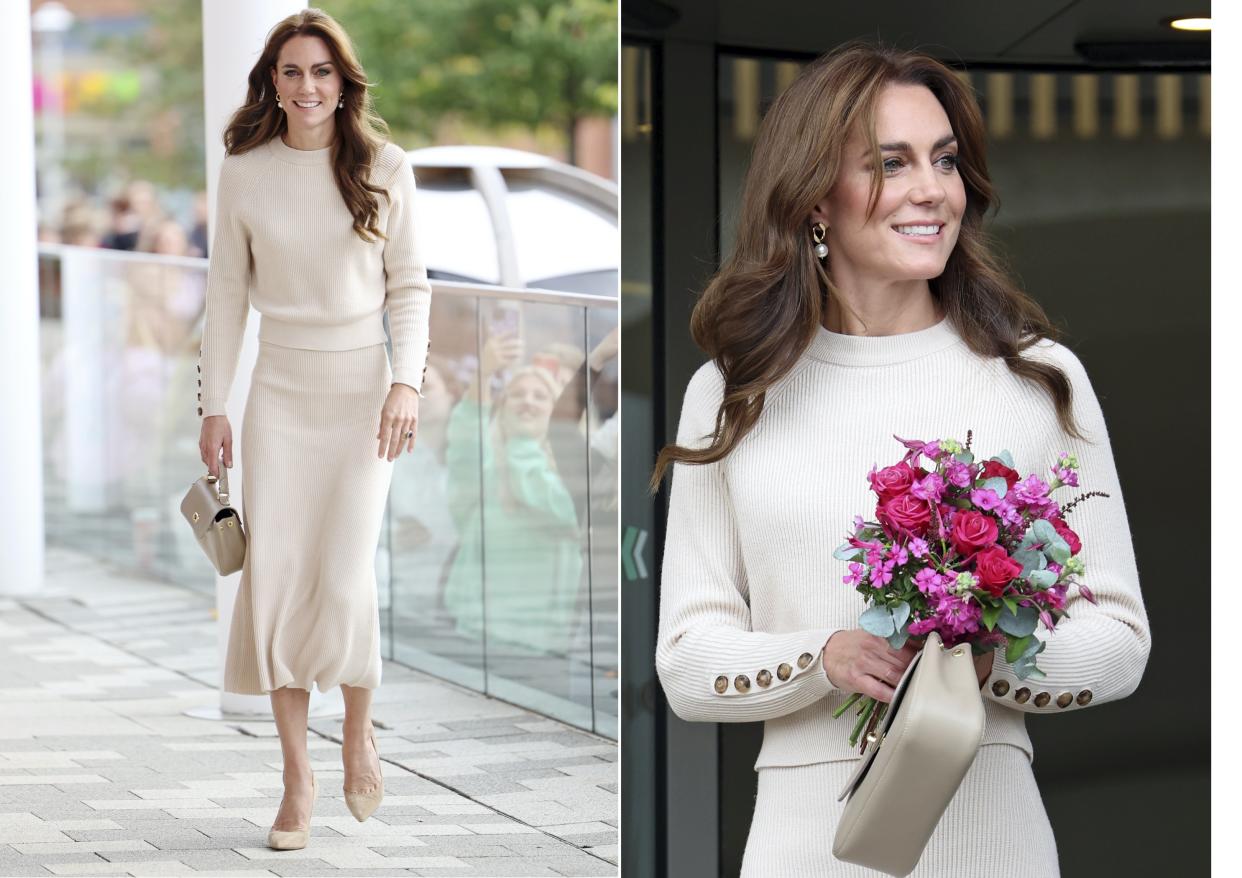 Kate Middleton est apparue dans un total look Sézane le mercredi 11 octobre dernier. 