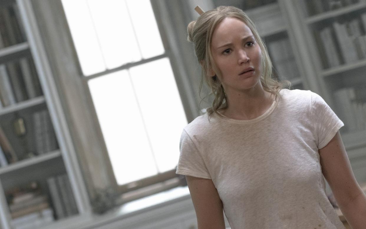 Jennifer Lawrence in Mother! - Â© 2017 Paramount Pictures. All rights reserved.