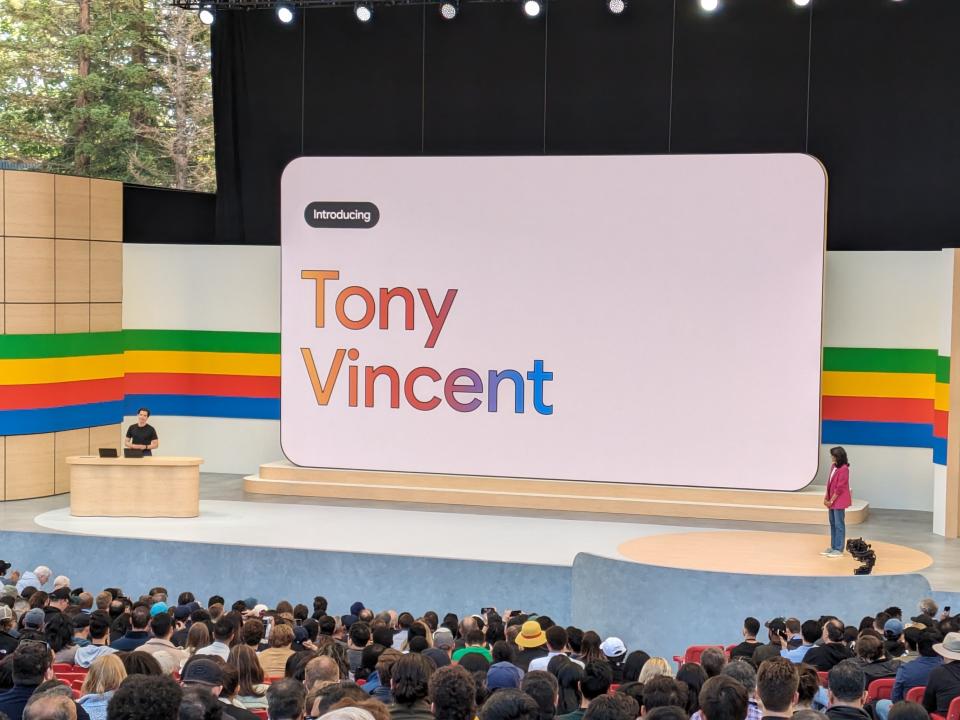 Tony Vincent at Google I/O 2024 