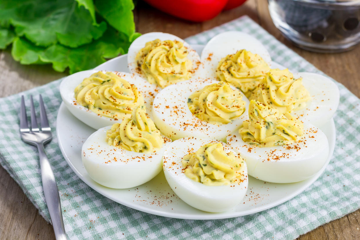 Deviled eggs can be divisive. Whether you love or hate the high-protein snack, Chef Art Smith says deviled eggs have a rich and interesting history. (Photo: Getty Creative)