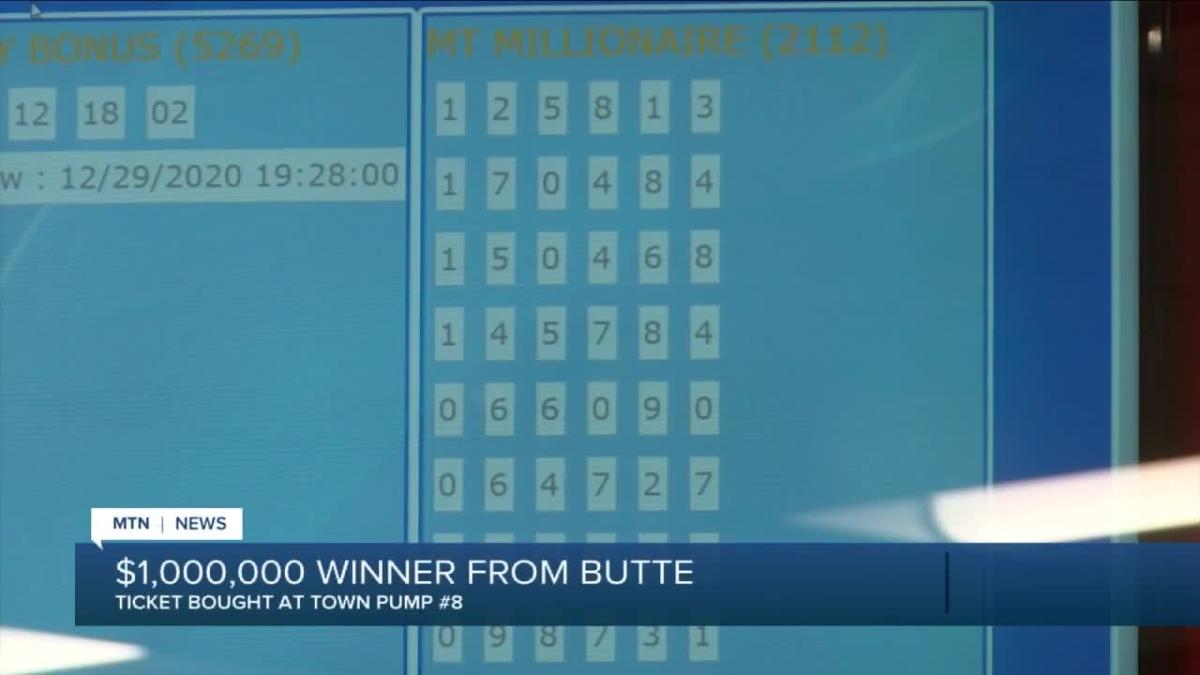 Winning Montana Millionaire ticket sold in Butte