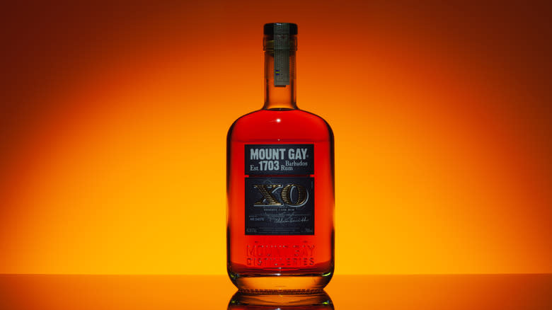 Mount Gay rum bottle