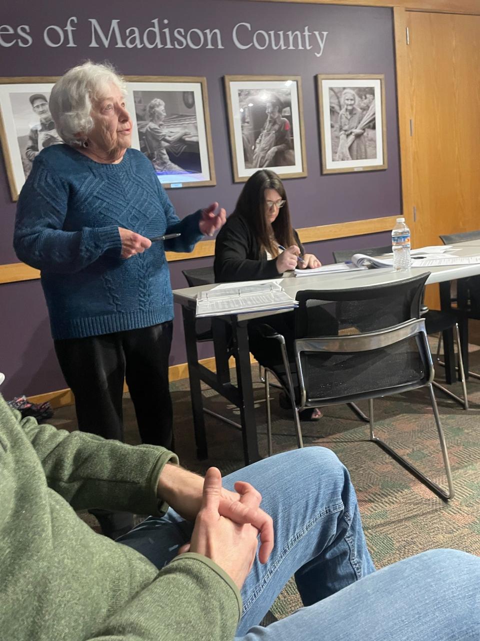 Diane Van Helden is a neighbor of the proposed 14-acre Mars Hill event venue, Blackberry Springs, which will go before the Madison County Board of Adjustment on April 22. Van Helden was granted standing in the board's continued March 25 meeting.
