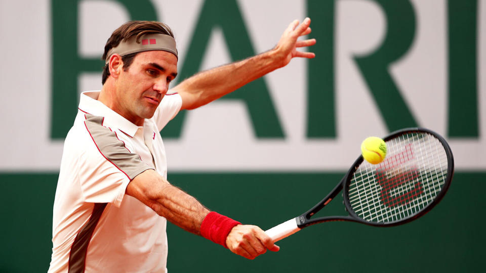 Federer sealed his spot in the French Open third round. 