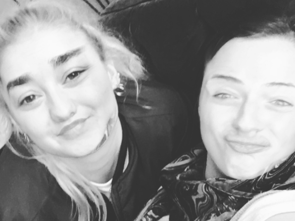 Sophie and Maisie are such jokers! Source: Instagram